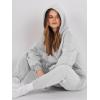 imageANRABESS Womens 2 Piece Outfits Lounge Hoodie Oversized Sweatshirt Jogger Sweatpants Y2K Tracksuit Sweatsuit Set Fall ClothesLight Gray
