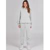 imageANRABESS Womens 2 Piece Outfits Lounge Hoodie Oversized Sweatshirt Jogger Sweatpants Y2K Tracksuit Sweatsuit Set Fall ClothesLight Gray