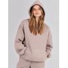 imageANRABESS Womens 2 Piece Outfits Lounge Hoodie Oversized Sweatshirt Jogger Sweatpants Y2K Tracksuit Sweatsuit Set Fall ClothesLight Khaki