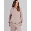 imageANRABESS Womens 2 Piece Outfits Lounge Hoodie Oversized Sweatshirt Jogger Sweatpants Y2K Tracksuit Sweatsuit Set Fall ClothesLight Khaki