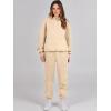 imageANRABESS Womens 2 Piece Outfits Lounge Hoodie Oversized Sweatshirt Jogger Sweatpants Y2K Tracksuit Sweatsuit Set Fall ClothesLight Yellow
