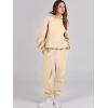 imageANRABESS Womens 2 Piece Outfits Lounge Hoodie Oversized Sweatshirt Jogger Sweatpants Y2K Tracksuit Sweatsuit Set Fall ClothesLight Yellow