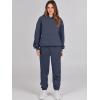 imageANRABESS Womens 2 Piece Outfits Lounge Hoodie Oversized Sweatshirt Jogger Sweatpants Y2K Tracksuit Sweatsuit Set Fall ClothesNavy Blue