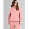 imageANRABESS Womens 2 Piece Outfits Lounge Hoodie Oversized Sweatshirt Jogger Sweatpants Y2K Tracksuit Sweatsuit Set Fall ClothesPink