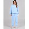 imageANRABESS Womens 2 Piece Outfits Lounge Hoodie Oversized Sweatshirt Jogger Sweatpants Y2K Tracksuit Sweatsuit Set Fall ClothesSky