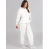imageANRABESS Womens 2 Piece Outfits Lounge Hoodie Oversized Sweatshirt Jogger Sweatpants Y2K Tracksuit Sweatsuit Set Fall ClothesWhite