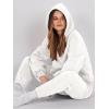 imageANRABESS Womens 2 Piece Outfits Lounge Hoodie Oversized Sweatshirt Jogger Sweatpants Y2K Tracksuit Sweatsuit Set Fall ClothesWhite