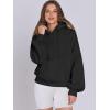 imageANRABESS Womens Oversized Hoodies Lantern sleeve Fleece Sweatshirts 2024 Winter Loose Pullover Preppy Top ClothesBlack