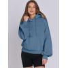imageANRABESS Womens Oversized Hoodies Lantern sleeve Fleece Sweatshirts 2024 Winter Loose Pullover Preppy Top ClothesDeep Blue
