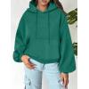 imageANRABESS Womens Oversized Hoodies Lantern sleeve Fleece Sweatshirts 2024 Winter Loose Pullover Preppy Top ClothesGreen