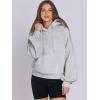 imageANRABESS Womens Oversized Hoodies Lantern sleeve Fleece Sweatshirts 2024 Winter Loose Pullover Preppy Top ClothesGrey