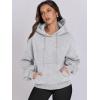 imageANRABESS Womens Oversized Hoodies Lantern sleeve Fleece Sweatshirts 2024 Winter Loose Pullover Preppy Top ClothesGrey