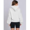 imageANRABESS Womens Oversized Hoodies Lantern sleeve Fleece Sweatshirts 2024 Winter Loose Pullover Preppy Top ClothesWhite