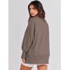 imageANRABESS Womens Oversized Sweatshirts Crew Neck Long Sleeve Shirts Casual Loose Slit 2025 Fall ClothesBrown