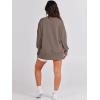 imageANRABESS Womens Oversized Sweatshirts Crew Neck Long Sleeve Shirts Casual Loose Slit 2025 Fall ClothesBrown