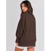 imageANRABESS Womens Oversized Sweatshirts Crew Neck Long Sleeve Shirts Casual Loose Slit 2025 Fall ClothesCoffee