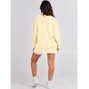 imageANRABESS Womens Oversized Sweatshirts Crew Neck Long Sleeve Shirts Casual Loose Slit 2025 Fall ClothesCream Yellow