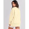 imageANRABESS Womens Oversized Sweatshirts Crew Neck Long Sleeve Shirts Casual Loose Slit 2025 Fall ClothesCream Yellow