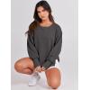 imageANRABESS Womens Oversized Sweatshirts Crew Neck Long Sleeve Shirts Casual Loose Slit 2025 Fall ClothesDeep Gray