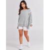 imageANRABESS Womens Oversized Sweatshirts Crew Neck Long Sleeve Shirts Casual Loose Slit 2025 Fall ClothesGray