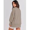 imageANRABESS Womens Oversized Sweatshirts Crew Neck Long Sleeve Shirts Casual Loose Slit 2025 Fall ClothesKhaki