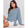 imageANRABESS Womens Oversized Sweatshirts Crew Neck Long Sleeve Shirts Casual Loose Slit 2025 Fall ClothesLight Blue