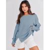 imageANRABESS Womens Oversized Sweatshirts Crew Neck Long Sleeve Shirts Casual Loose Slit 2025 Fall ClothesLight Blue