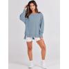 imageANRABESS Womens Oversized Sweatshirts Crew Neck Long Sleeve Shirts Casual Loose Slit 2025 Fall ClothesLight Blue