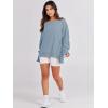imageANRABESS Womens Oversized Sweatshirts Crew Neck Long Sleeve Shirts Casual Loose Slit 2025 Fall ClothesLight Blue