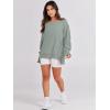imageANRABESS Womens Oversized Sweatshirts Crew Neck Long Sleeve Shirts Casual Loose Slit 2025 Fall ClothesLight Green