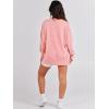imageANRABESS Womens Oversized Sweatshirts Crew Neck Long Sleeve Shirts Casual Loose Slit 2025 Fall ClothesPink