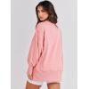 imageANRABESS Womens Oversized Sweatshirts Crew Neck Long Sleeve Shirts Casual Loose Slit 2025 Fall ClothesPink