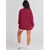 imageANRABESS Womens Oversized Sweatshirts Crew Neck Long Sleeve Shirts Casual Loose Slit 2025 Fall ClothesRed