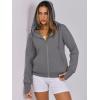 imageANRABESS Womens Zip Up Hoodies Fleece Jackets Long Sleeve Sweatshirts Pockets Casual Fall Fashion Preppy Outfits Y2k ClothesDeep Grey