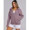 imageANRABESS Womens Zip Up Hoodies Fleece Jackets Long Sleeve Sweatshirts Pockets Casual Fall Fashion Preppy Outfits Y2k ClothesGrey Purple