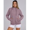 imageANRABESS Womens Zip Up Hoodies Fleece Jackets Long Sleeve Sweatshirts Pockets Casual Fall Fashion Preppy Outfits Y2k ClothesGrey Purple