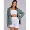 imageANRABESS Womens Zip Up Hoodies Fleece Jackets Long Sleeve Sweatshirts Pockets Casual Fall Fashion Preppy Outfits Y2k ClothesLight Green