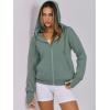 imageANRABESS Womens Zip Up Hoodies Fleece Jackets Long Sleeve Sweatshirts Pockets Casual Fall Fashion Preppy Outfits Y2k ClothesLight Green