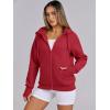 imageANRABESS Womens Zip Up Hoodies Fleece Jackets Long Sleeve Sweatshirts Pockets Casual Fall Fashion Preppy Outfits Y2k ClothesRed
