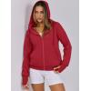 imageANRABESS Womens Zip Up Hoodies Fleece Jackets Long Sleeve Sweatshirts Pockets Casual Fall Fashion Preppy Outfits Y2k ClothesRed