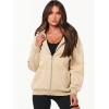 imageANRABESS Womens Zip Up Hoodies Long Sleeve Oversized Sweatshirts Fleece Y2K Jacket Pockets 2025 Fall Outfits Fashion ClothesAlmond