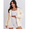 imageANRABESS Womens Zip Up Hoodies Long Sleeve Oversized Sweatshirts Fleece Y2K Jacket Pockets 2025 Fall Outfits Fashion ClothesApricot