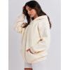 imageANRABESS Womens Zip Up Hoodies Long Sleeve Oversized Sweatshirts Fleece Y2K Jacket Pockets 2025 Fall Outfits Fashion ClothesApricot