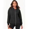 imageANRABESS Womens Zip Up Hoodies Long Sleeve Oversized Sweatshirts Fleece Y2K Jacket Pockets 2025 Fall Outfits Fashion ClothesBlack