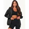 imageANRABESS Womens Zip Up Hoodies Long Sleeve Oversized Sweatshirts Fleece Y2K Jacket Pockets 2025 Fall Outfits Fashion ClothesBlack
