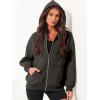 imageANRABESS Womens Zip Up Hoodies Long Sleeve Oversized Sweatshirts Fleece Y2K Jacket Pockets 2025 Fall Outfits Fashion ClothesBlack Grey