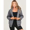 imageANRABESS Womens Zip Up Hoodies Long Sleeve Oversized Sweatshirts Fleece Y2K Jacket Pockets 2025 Fall Outfits Fashion ClothesDark Grey