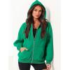 imageANRABESS Womens Zip Up Hoodies Long Sleeve Oversized Sweatshirts Fleece Y2K Jacket Pockets 2025 Fall Outfits Fashion ClothesGrass