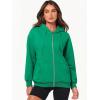 imageANRABESS Womens Zip Up Hoodies Long Sleeve Oversized Sweatshirts Fleece Y2K Jacket Pockets 2025 Fall Outfits Fashion ClothesGrass