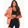 imageANRABESS Womens Zip Up Hoodies Long Sleeve Oversized Sweatshirts Fleece Y2K Jacket Pockets 2025 Fall Outfits Fashion ClothesOrange
